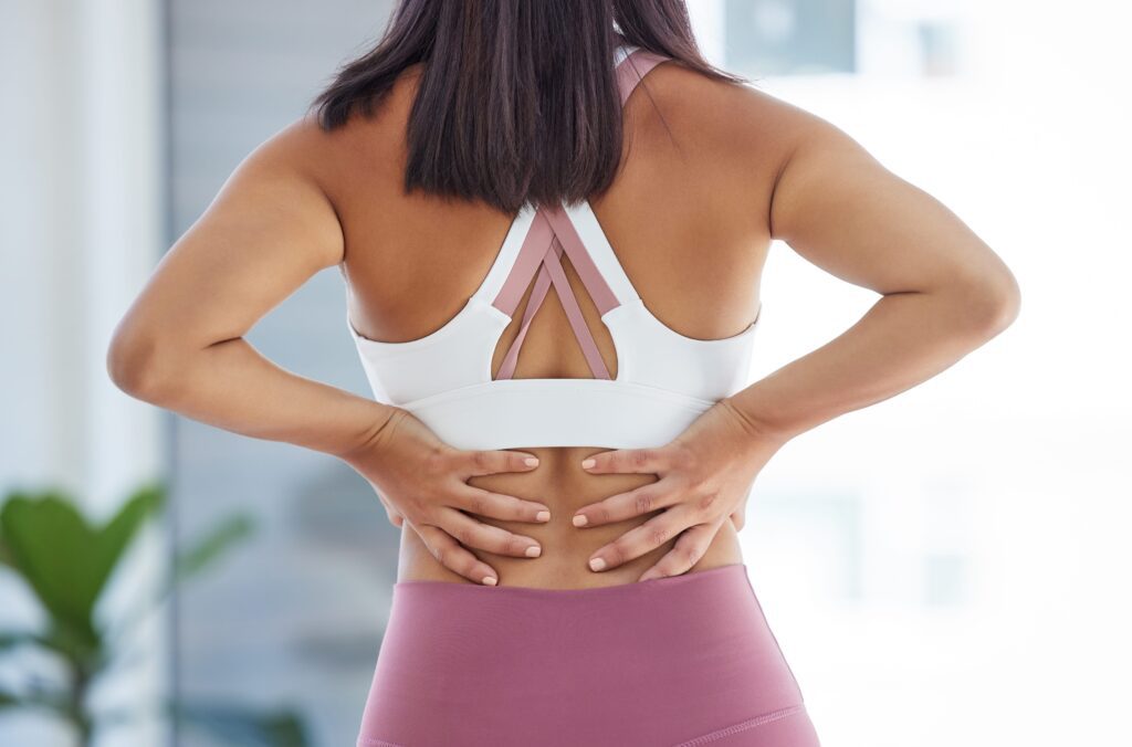 middle back pain from bra