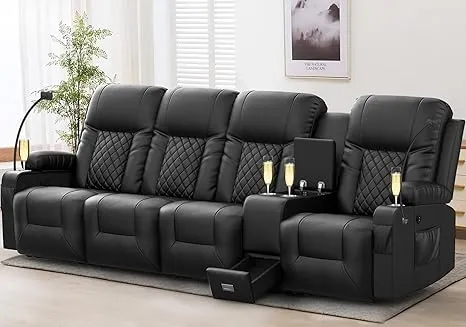 YONISEE 3-Seater Recliner Sofa